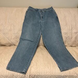 J Crew 10 P wide leg jeans.
